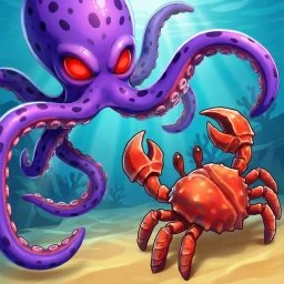 أيقونة Crab Life: RPG Survival
