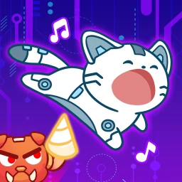 أيقونة Cat Dash: Cute Cat Music Game